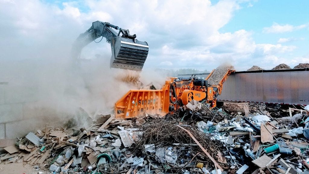 CBI 6400 grinder construction demolition waste