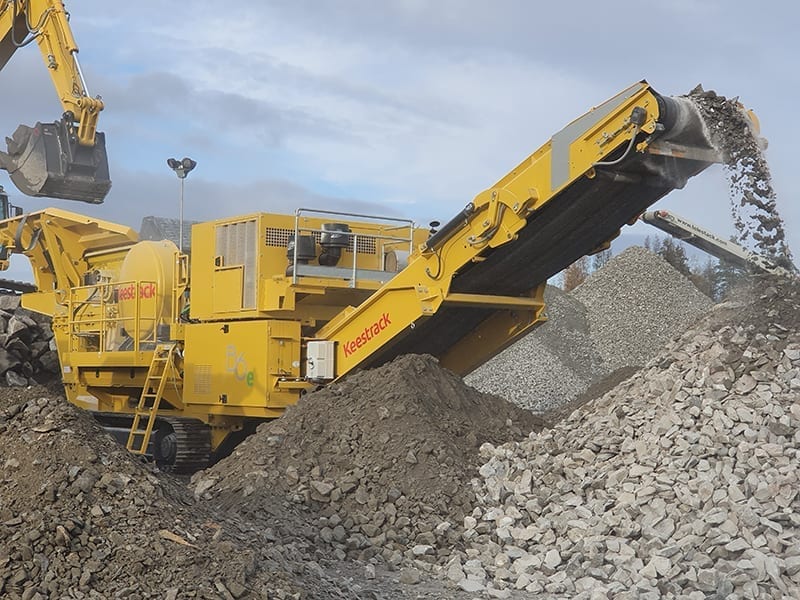 Keestrack B6 jaw crusher