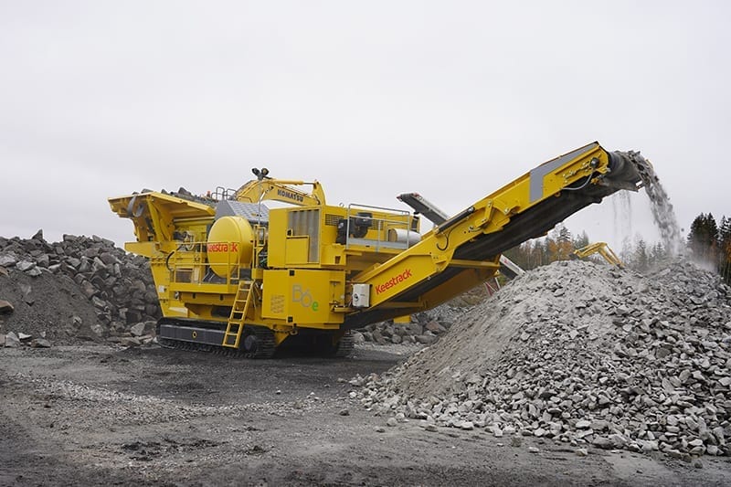 Keestrack B6 jaw crusher