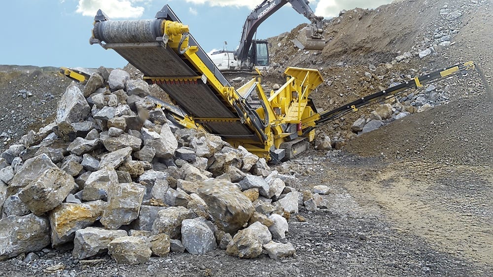 Keestrack K6 direct feed screener