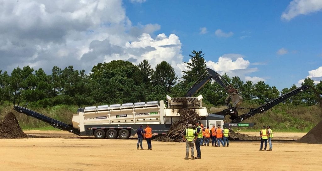 Terex Ecotec Phoenix 3300 trommel screener