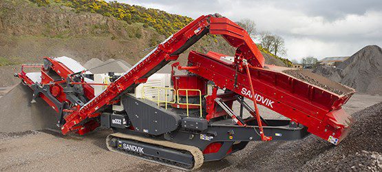 Sandvik QH mobile cone crushing plant