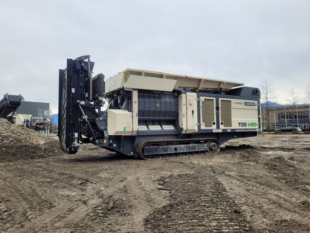 Used Ecotec V20 mobile speed shredder