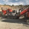 Sandvik QS332 mobile cone crusher.