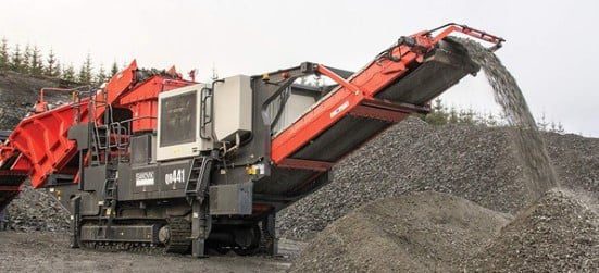 Sandvik QH441 mobile cone crusher