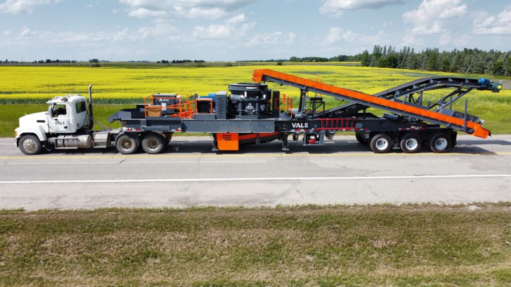 Astec K400 Cone plant with In and Out Conveyors.