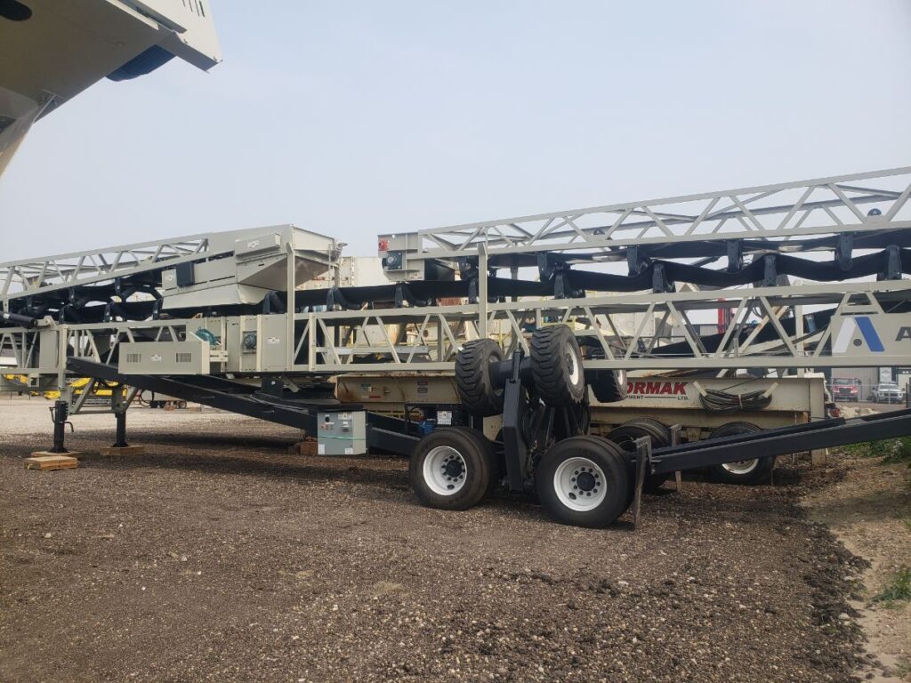 Astec portable radial stacking conveyor.