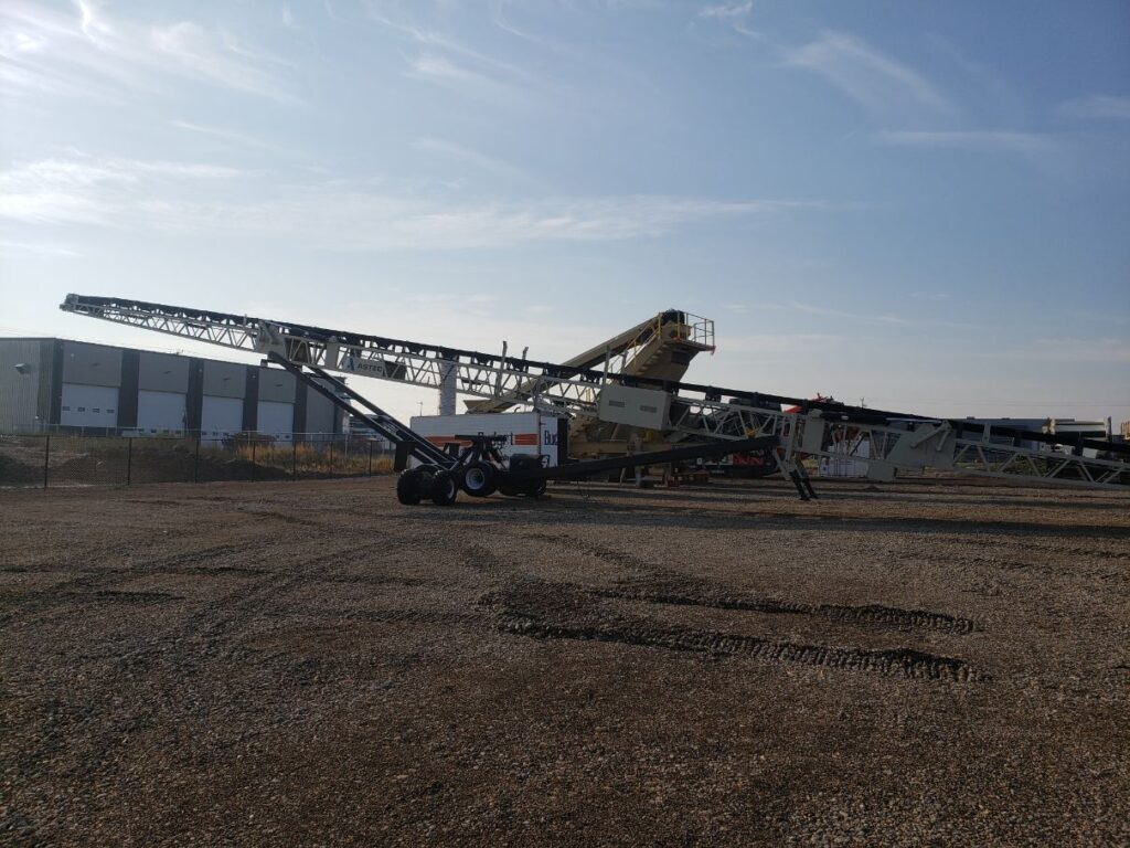 Astec portable radial stacking conveyor.