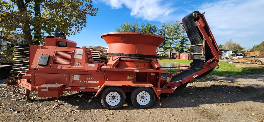 Morbark tub grinder.