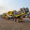 Keestrack R6 mobile impact crusher.