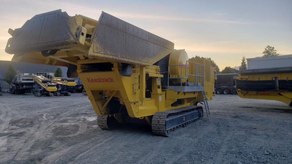 Keestrack B6 Jaw Crusher.