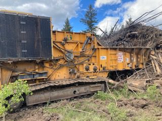 CBI 6400T horizontal grinder 4 Pocket Chip Rotor.