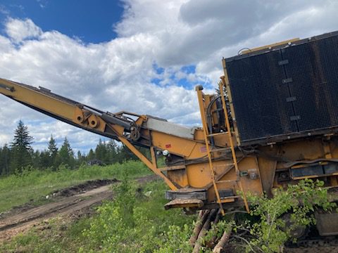 CBI 6400T horizontal grinder 4 Pocket Chip Rotor.